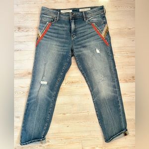 NWOT Anthropologie Embellished Jeans
